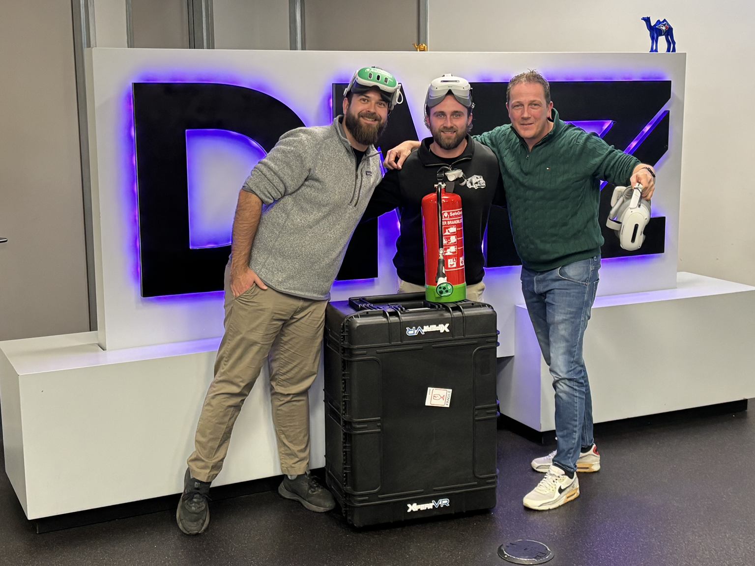 XpertVR team with FireScenario XR case